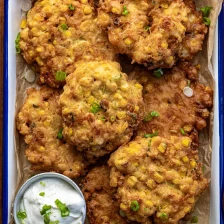 Corn Fritters Recipe Page