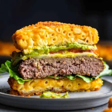 Mac and Cheese Burger Buns Recipe Page