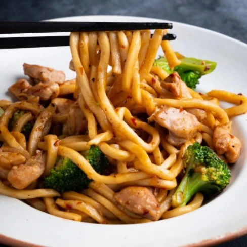 Spicy Sichuan Pepper Chicken Noodles Image