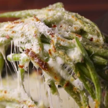 Cheesy Baked Green Beans Recipe Page