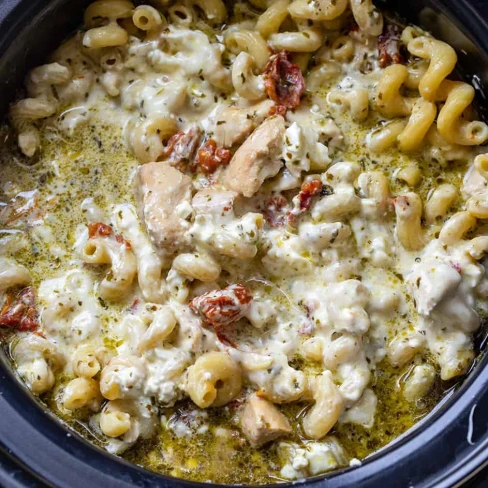 Pesto Slow Cooker Chicken Pasta Image