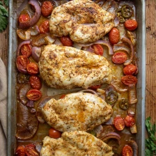 Sheet Pan Roasted Salsa Chicken Recipe Page