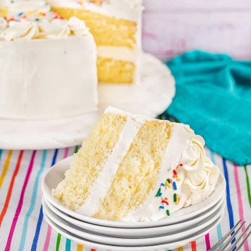 The Most Amazing Vanilla Cake Image