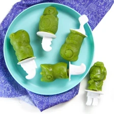 Kid-Requested Green Tropical Smoothie Popsicles Recipe Page