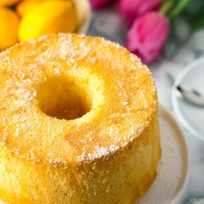 Meyer Lemon Chiffon Cake Recipe Page