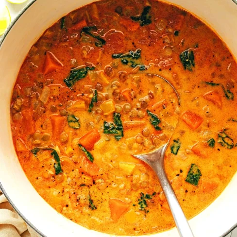 Peanut Curry Lentil Soup Image