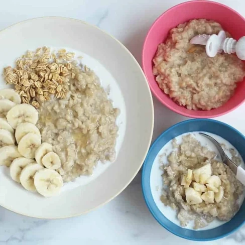 Banana Bread Oatmeal (to Share with the Kids) Image