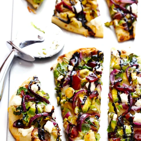 Brussels Sprouts and Bacon Flatbread Image