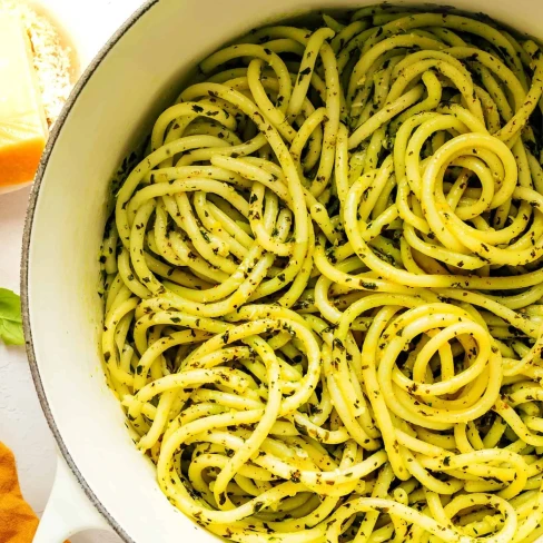 Lemon Basil Butter Pasta Image