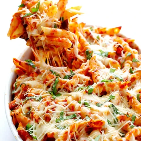 Chicken Parmesan Baked Ziti Image