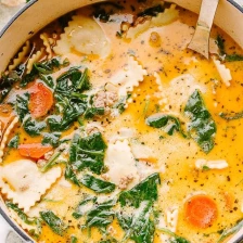 Creamy Ravioli Soup Recipe Page