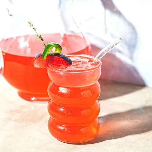 Plum, Thyme, and Chile Infused Water  Image