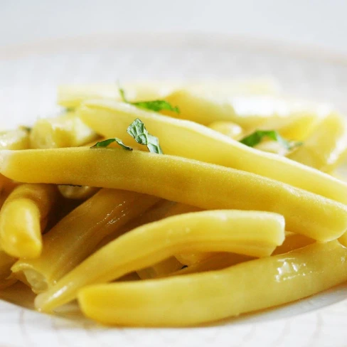 Wax Beans With Mint Image