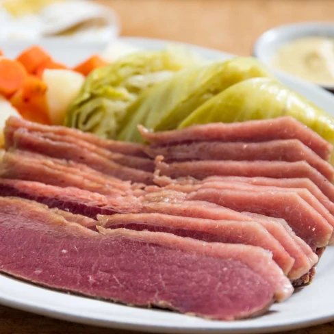 Corned Beef Brisket, Potatoes, Cabbage, and Carrots for St. Patrick&#039;s Day Image