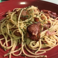 Spaghetti With Bacon Recipe Page