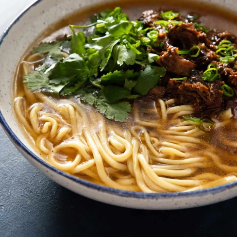 Hot and Numbing Shredded Lamb Noodle Soup Recipe Image