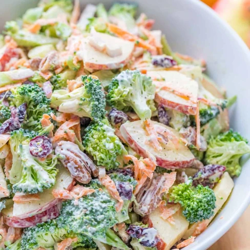 Broccoli Salad Recipe with Creamy Lemon Dressing (VIDEO) Image