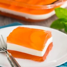 Peaches and Cream Layered Jello Recipe (Video Tutorial) Recipe Page