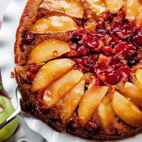 Cranberry Apple Upside Down Cake Image