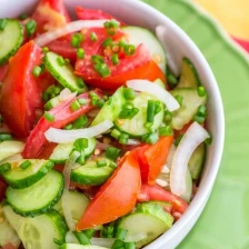 Cucumber and Tomato Salad Recipe Page