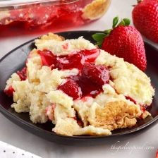 Strawberry Cheesecake Dump Cake Recipe Page