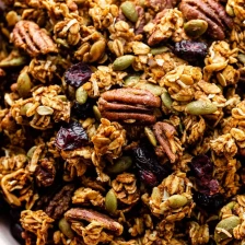 Crunchy Pumpkin Spice Granola Recipe Page