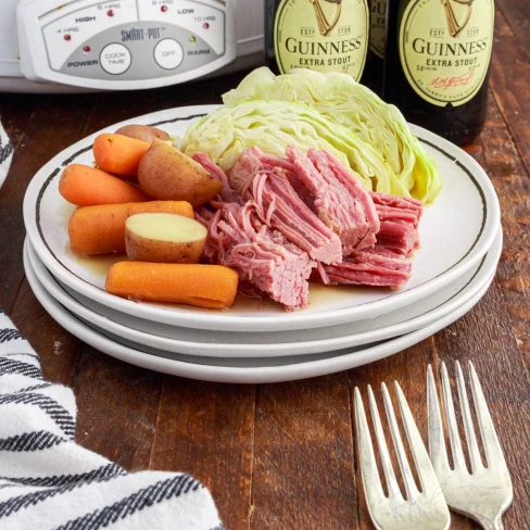 Slow Cooker Corned Beef and Cabbage Image