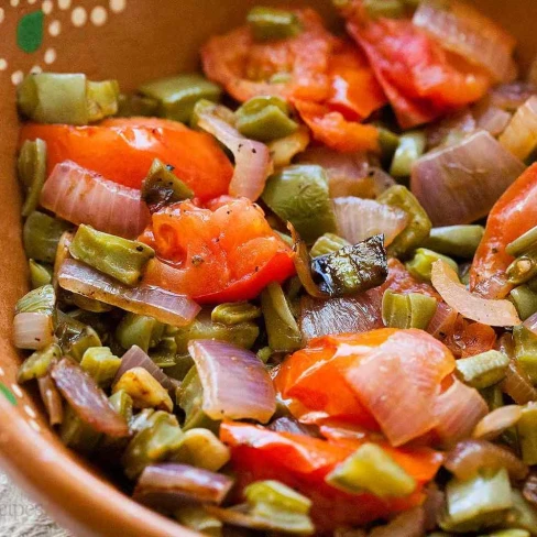 Nopalitos With Tomatoes And Onions Image