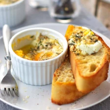 Parmesan Baked Eggs Recipe Page