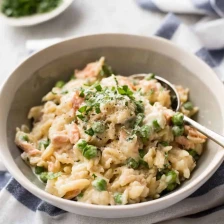 Creamy Salmon Risoni / Orzo (15 Minute Meal) Recipe Page