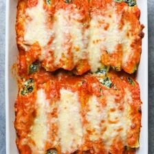 Spinach Manicotti Recipe Page