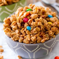 Honey Roasted Peanut Butter Granola Recipe Page