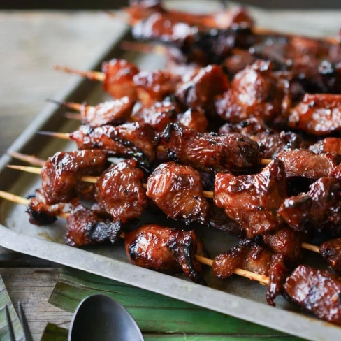 Filipino BBQ Pork Skewers Image