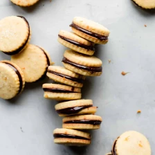 Butter Cookies with Orange &amp; Chocolate Ganache Recipe Page