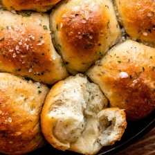 Sea Salt &amp; Herb Skillet Rolls Recipe Page