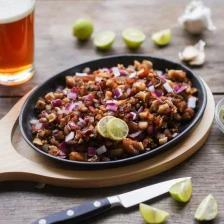 Pork Sisig (Charcoal Grilled, Served on a Sizzling Platter) Recipe Page