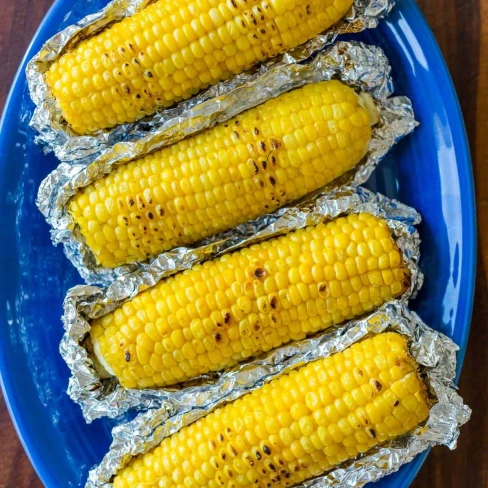 Grilled Corn in Foil Image