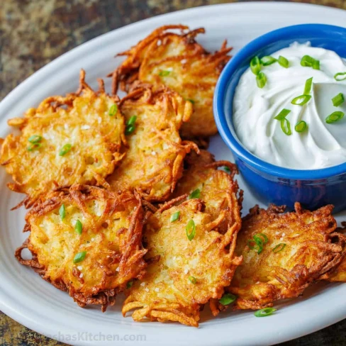 Potato Latkes Recipe (VIDEO) Image