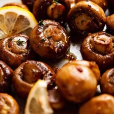 Garlic Butter Roasted Mushrooms Recipe Page