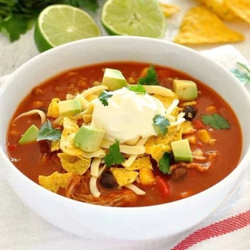 Quick Taco Soup with Pork Carnitas Image