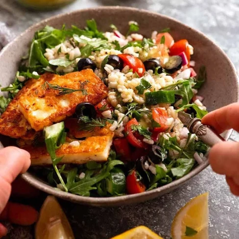 Mediterranean Brown Rice Salad Image