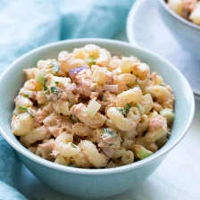 Salmon Macaroni Salad Recipe Page