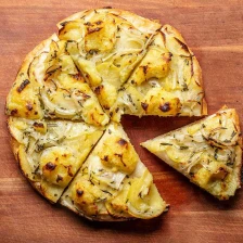 Easy Vegan Pan Pizza With Potato, Onion, and Rosemary Recipe Recipe Page