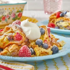 White Chocolate Croissant Bread Pudding Recipe Page