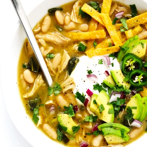 Poblano White Chicken Chili Image