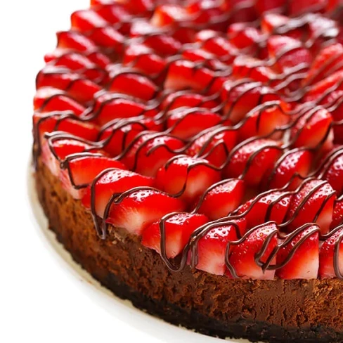 Strawberry Nutella Cheesecake Image