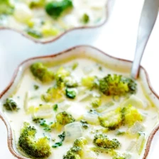 5-Ingredient Broccoli Cheese Soup Recipe Page