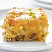 Loaded Breakfast Tater Tot Casserole Recipe Page