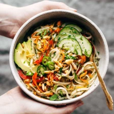 Spring Roll Bowls with Sweet Garlic Lime Sauce Recipe Page