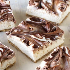 No Bake Nutella Swirl Cheesecake Recipe Page